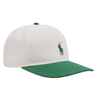 Twill Ball Hat | Paper White/Forest