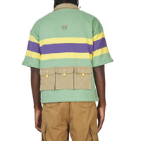 Utility Patch Rugby Shirt | Outback Green Multi