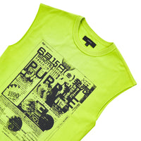 Good News Sleeveless Tee | Green