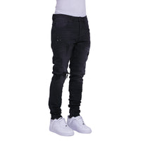 Black Repair Denim
