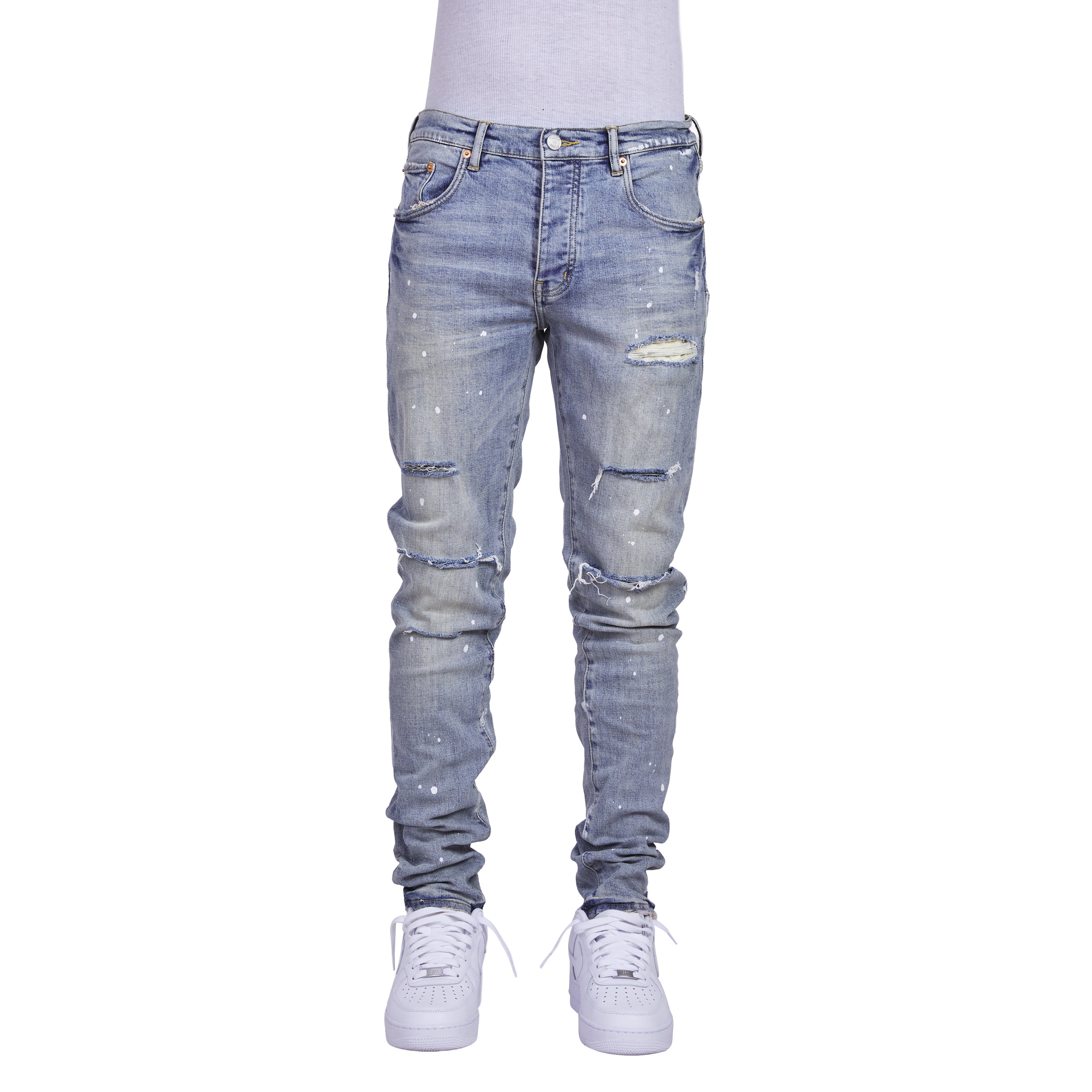 Light Indigo Paint Denim – Capsule NYC