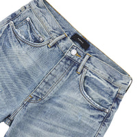 Faros Rip Patched Denim Short