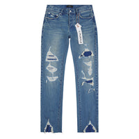 Vint. Heavy Destroy Flared Denim
