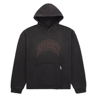 Embellished Hoodie | Stained Black