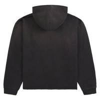 Embellished Hoodie | Stained Black