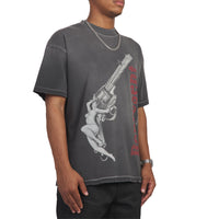 Loaded With Love Tee | Stained Black