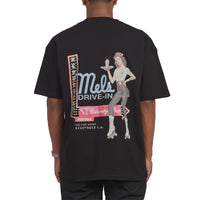 Mel's Diner Tee | Jet Black