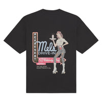 Mel's Diner Tee | Jet Black