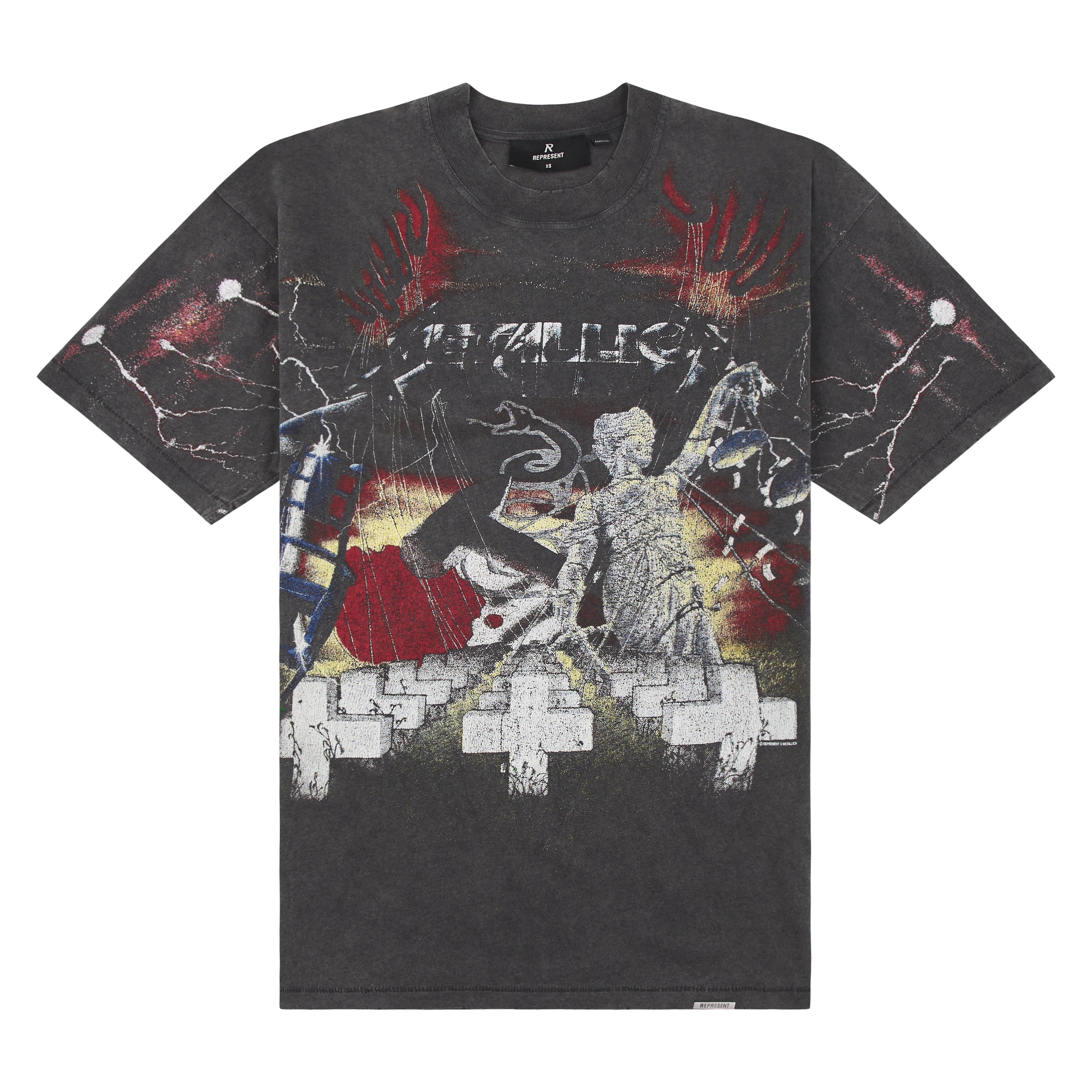 週末限定。LLICA Master of Puppets Tシャツ Represent x Metallica Master Of Puppets T-shirt | Grey