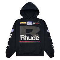 Petrol Patch Hoodie | Vintage Black