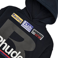 Petrol Patch Hoodie | Vintage Black