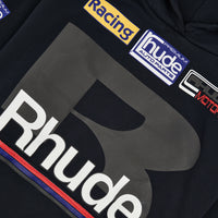 Petrol Patch Hoodie | Vintage Black