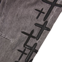 Bryant Clouded Mist Cross Patch Denim