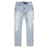Bryant Coastal Drift Cross Patch Denim
