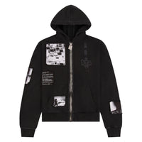 Zev Digital Patch Hoodie | Black