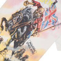 Iron Maiden Steed Tee | Flat White