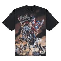 Iron Maiden Steed Tee | Stained Black