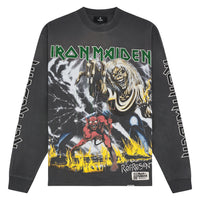Number Of The Beast L/S Tee | Sunfade Grey