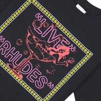 Live Rhudes Tee | Vintage Black