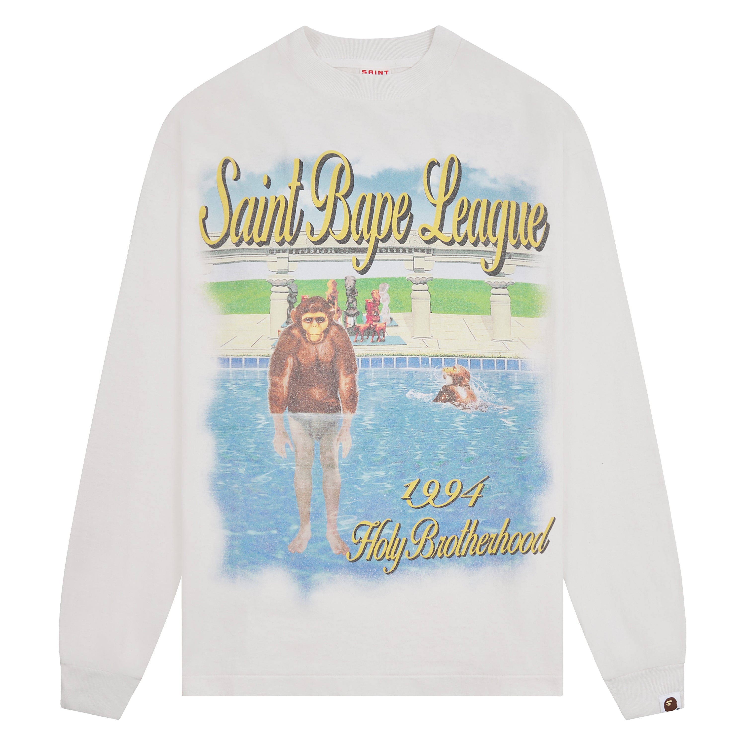 Saint Mxxxxxx x Bape Pool L/S Tee – Capsule NYC
