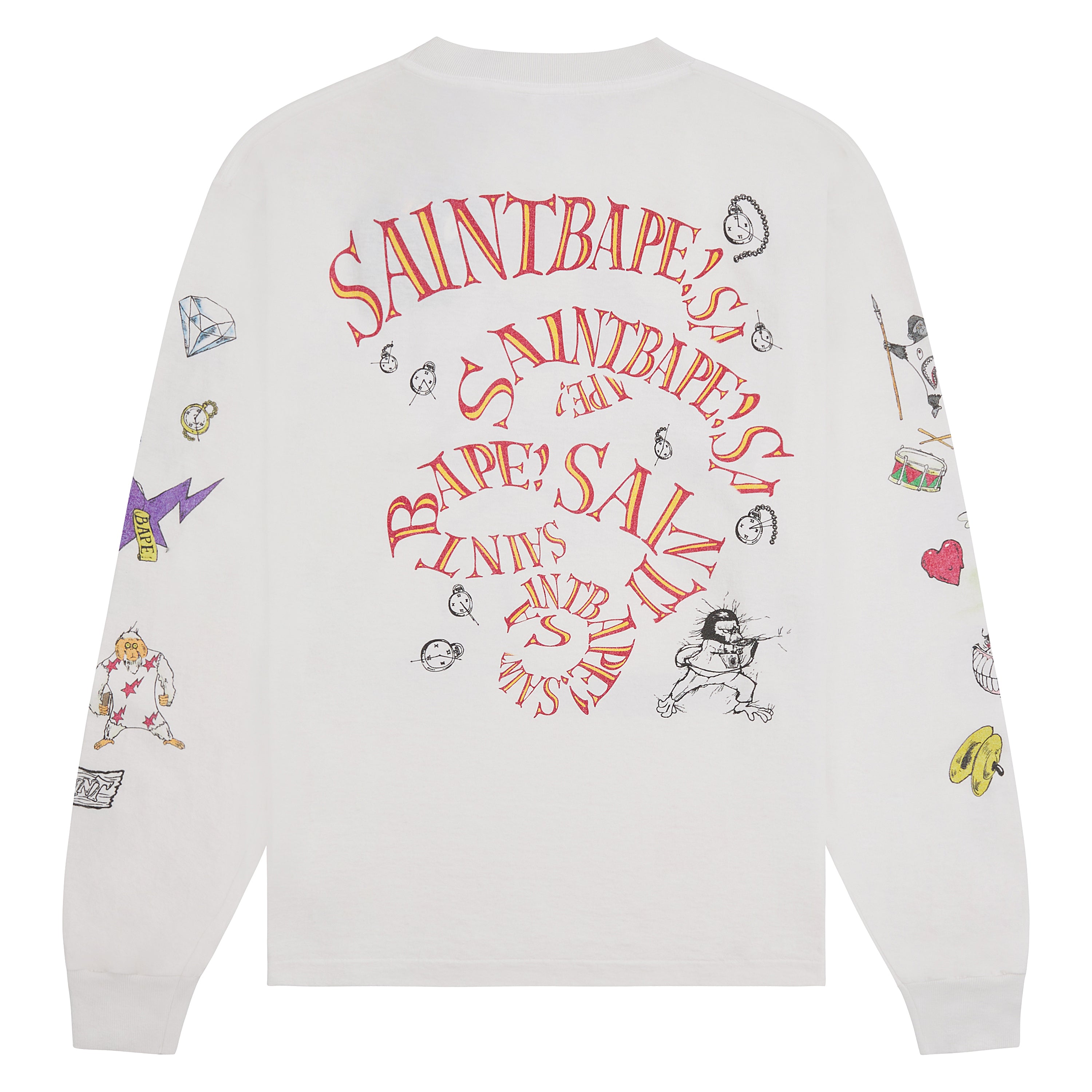 Saint Mxxxxxx x Bape Running Bape L/S Tee – Capsule NYC
