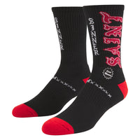 Saint Sock | Black/Red