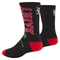 Saint Sock | Black/Red