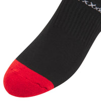 Saint Sock | Black/Red
