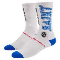 Saint Sock | White/Blue