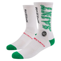 Saint Sock | White/Green