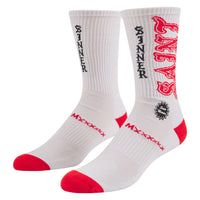 Saint Sock | White/Red