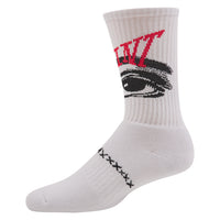 Saint Eye Sock | White