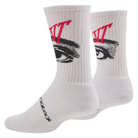 Saint Eye Sock | White