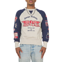 Service Sweatshirt | Oatmeal Grey/Vintage Navy