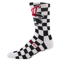 Saint Eye Sock | Black/White