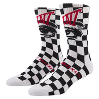 Saint Eye Sock | Black/White
