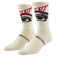 Saint Eye Sock | Ecru