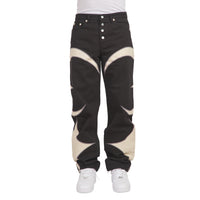 Leather Washing Denim | Black