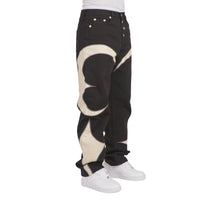 Leather Washing Denim | Black