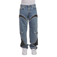 Leather Washing Denim | Blue