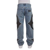 Leather Washing Denim | Blue
