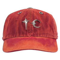 Two Tone Washed Hat | Red