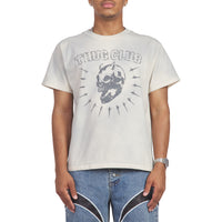 Vintage Riding Skull Tee | Cream