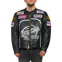 Bart Speedway Jacket | Black/White