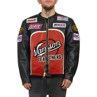 Bart Speedway Jacket | New Black/Orange