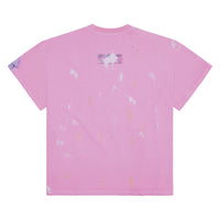 Paint Thrashed Tee | Pink