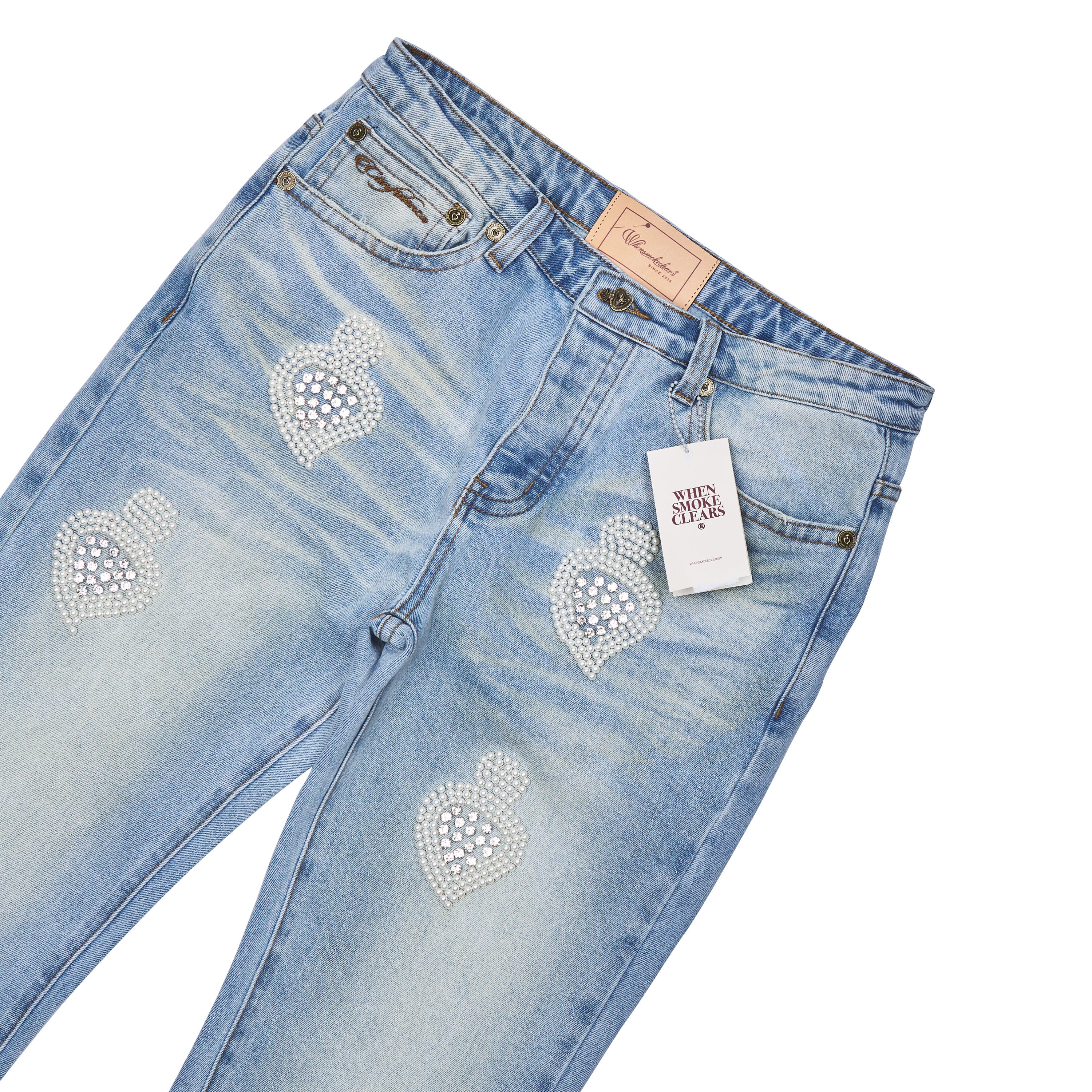 Diamond Denim | Light Blue Wash/Clear – Capsule NYC Diamond Denim | Light Blue Wash/Clear – Capsule NYC
