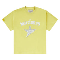 Diamond Star Tee | Mellow Yellow/White