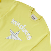 Diamond Star Tee | Mellow Yellow/White