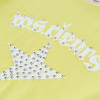 Diamond Star Tee | Mellow Yellow/White